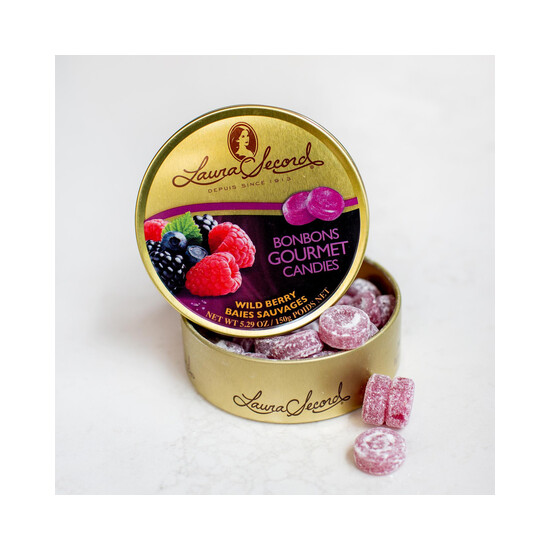 Laura Secord Candy Tin Wild Berry 