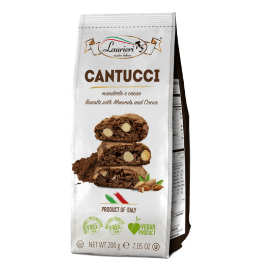 Laurieri Cantucci Biscotti With Almond & Cocoa