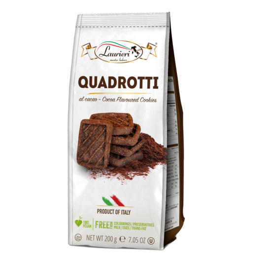Laurieri Quadrotti Cocoa Cookies 